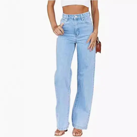 Women's Loose Fit Straight Jeans