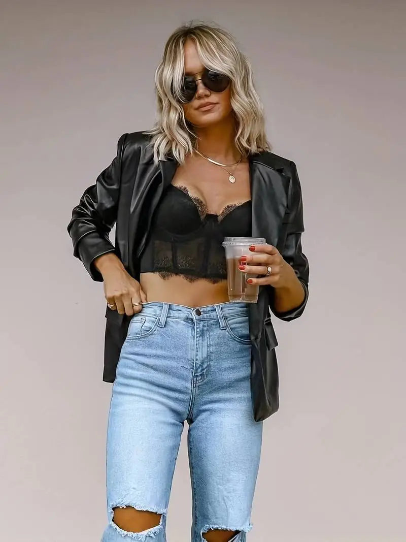 Light Blue Loose Fit Ripped High Waist Denim Jeans