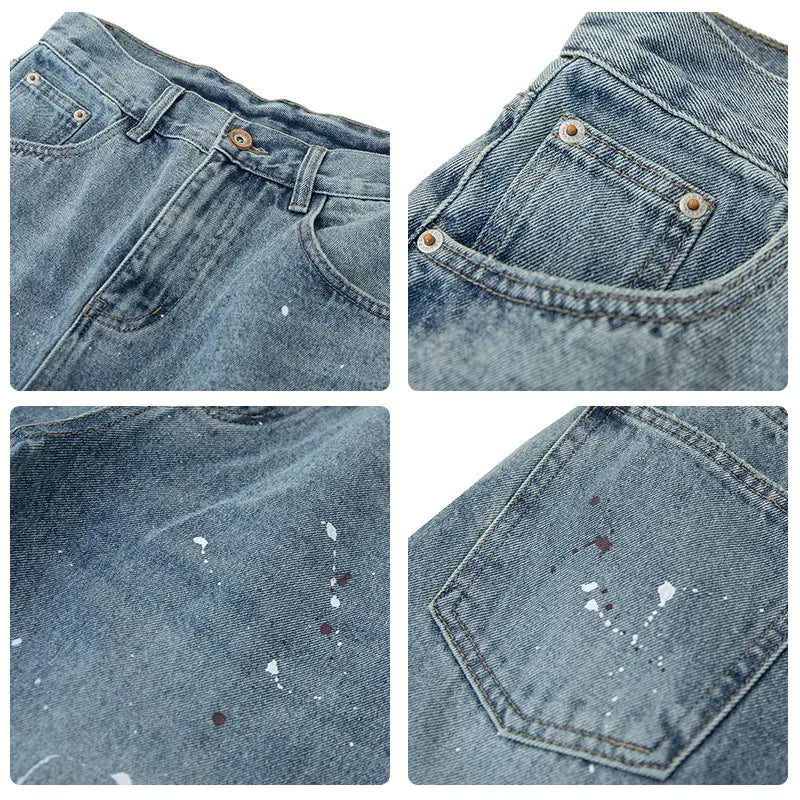 Men Fashion Straight Jeans
