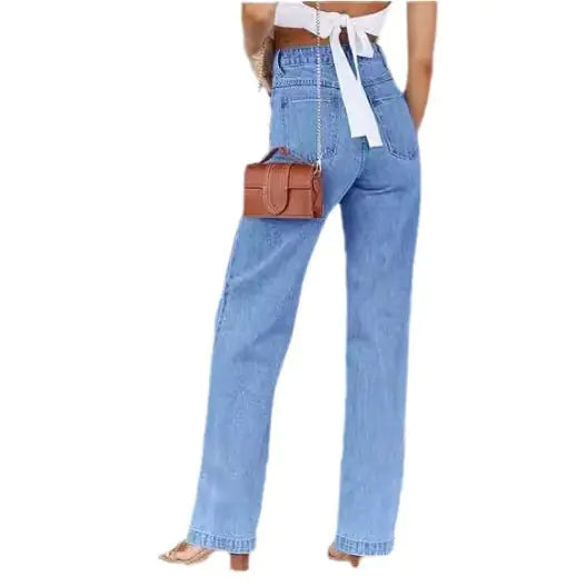 Women's Loose Fit Straight Jeans