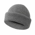 JremPan Beanie Hat for Men Women Knit Winter Hat Warm Cuffed Skull Beanie Slouchy Soft Unisex (Gray)