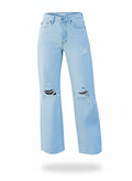 The Baddest Distressed High Waisted Jeans